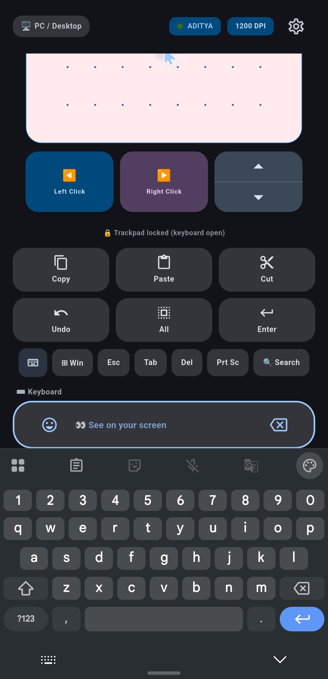 WindPad Keyboard Interface